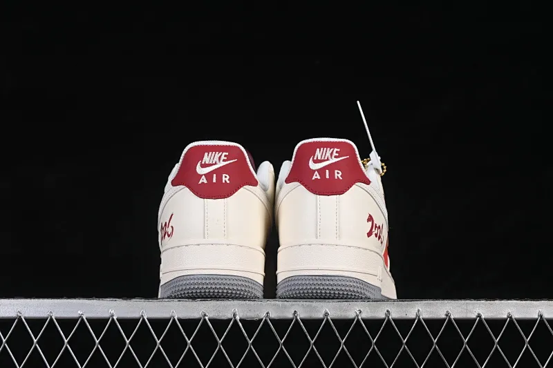 All categories Nk Air Force 1 Air Force series Nk Air Force 1 Low Air Force low-top Nike Air Force 1'07 Low Year of the Horse limited edition red and white contrast Air Force 1 low-top casual sneakers JP2026-151